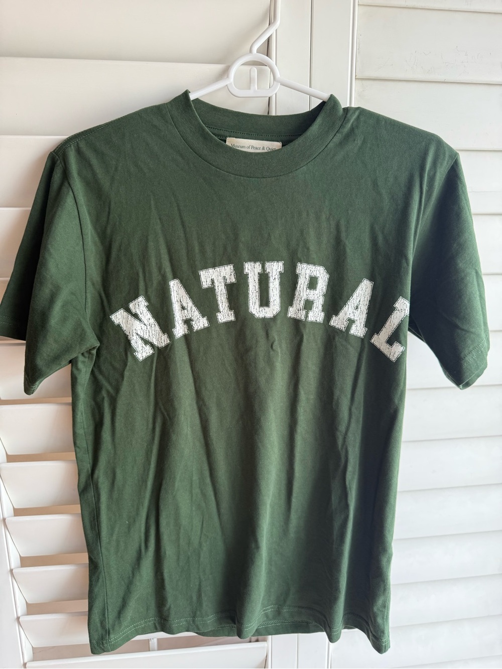 Natural Graphic Short Sleeve Tee - Dark Green